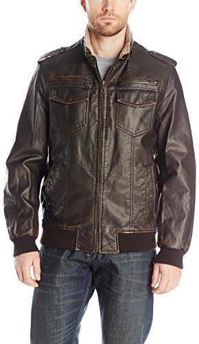Tommy Hilfiger Faux Military Bomber With Sherpa Lining, $62 Amazon.com | Lookastic