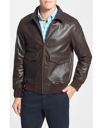 Wallin Bros Leather Bomber Jacket