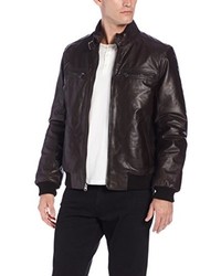 Levi's Washed Leather Bomber Jacket