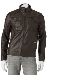X-Ray Xray Faux Leather Slim Moto Jacket