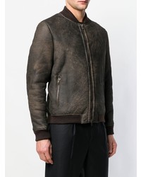 Salvatore Santoro Zipped Leather Jacket