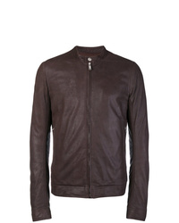 Rick Owens Zipped Leather Jacket