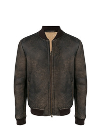 Salvatore Santoro Zipped Leather Jacket