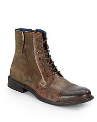 Saks Fifth Avenue Agerie Leather Lace Up Boots