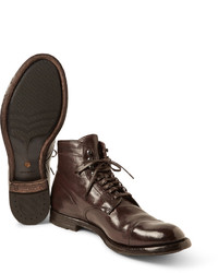 Officine Creative Anatomia Polished Leather Boots