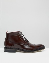 Ted Baker Baise Leather Lace Up Boots