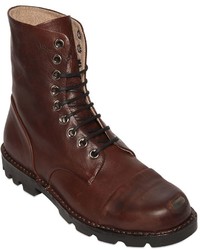 Diesel Steel Toe Smooth Leather Boots