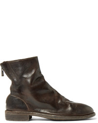Guidi Distressed Leather Boots