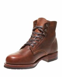 Wolverine Evans Leather Lace Up Boot Brown