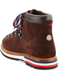 Moncler Fashion Leather Mountain Boot Brown