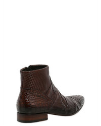 Jo Ghost Handcrafted Perforated Leather Boots