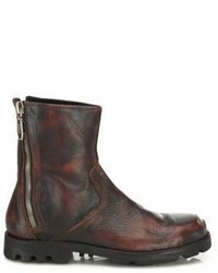 Diesel Leather Ankle Boots