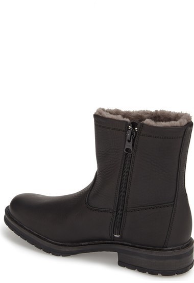 leonardo genuine shearling lined boot