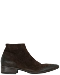 Marsèll Reverse Leather Ankle Boots