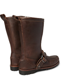 Quoddy Meddybemps Shearling Lined Pebble Grain Leather Boots