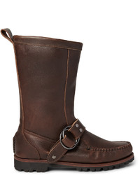 Quoddy Meddybemps Shearling Lined Pebble Grain Leather Boots