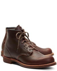 Brooks Brothers Red Wing For 4522 Brown Pebble Leather Boots