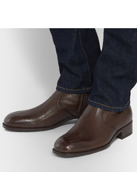 Tom Ford Wilson Full Grain Leather Boots