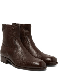 Tom Ford Wilson Full Grain Leather Boots