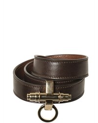Givenchy Obsedia Wrap Around Leather Bracelet