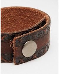 Reclaimed Vintage Leather Cuff Bracelet