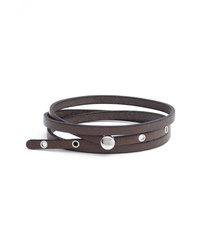Degs & Sal Leather Wrap Bracelet