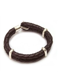 NOVICA Leather Bracelet Furrows