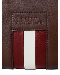 Bally Grained Leather Pc Holder Briefcase
