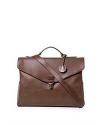 Bottega Veneta Intrecciato Woven Leather Briefcase