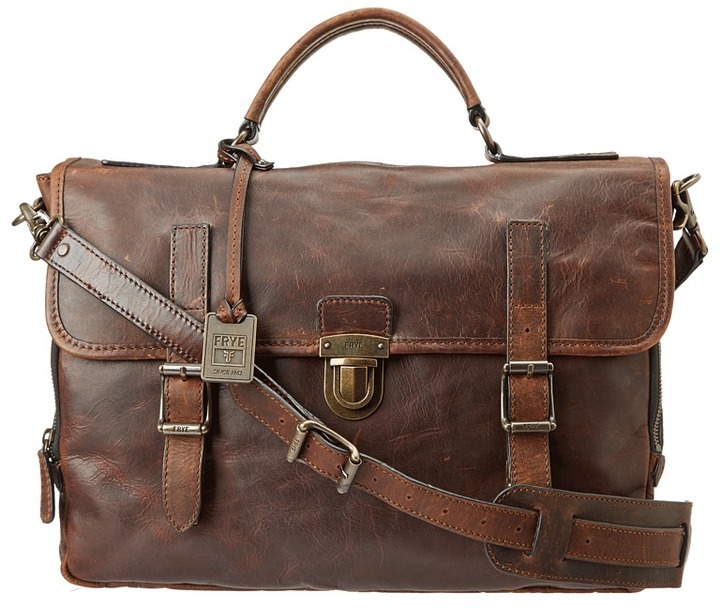 Frye Logan Buckle Briefcase, $528 | Zappos | Lookastic