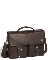 Knomo London Jackson Leather Briefcase
