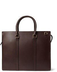 Burberry Shoes Accessories Structured Leather Briefcase