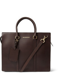 Burberry Shoes Accessories Structured Leather Briefcase