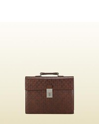 Gucci Ssima Leather Briefcase