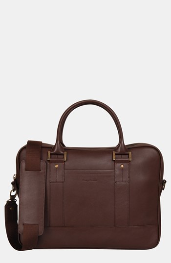 Tommy Bahama Leather Briefcase Dark 