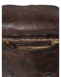 Vintage Effect Leather Briefcase