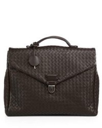 Bottega Veneta Woven Leather Briefcase
