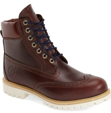timberland brogue boots