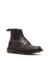 Tricker's Burnished Brogue Detail Boots