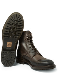 Okeeffe Waxy Commander Balantyne Leather Brogue Boots