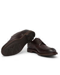Edward Green Borrowdale Textured Leather Wing Tip Brogues