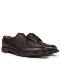 Edward Green Borrowdale Textured Leather Wing Tip Brogues
