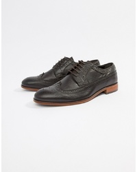 Dune Brogues In Brown Leather