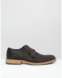 Dune Bunker Leather Derby Brogue Shoes