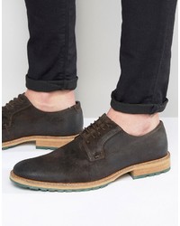 Dune Bunker Leather Derby Brogue Shoes