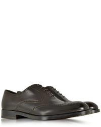 Fratelli Rossetti Ebony Leather Oxford Shoe