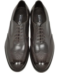 Fratelli Rossetti Ebony Leather Oxford Shoe