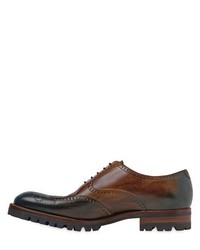 Fratelli Rossetti Hand Painted Brogue Leather Oxford Shoes