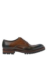 Fratelli Rossetti Hand Painted Brogue Leather Oxford Shoes