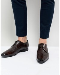Ted Baker Hosei Brogue Shoes In Brown Leather